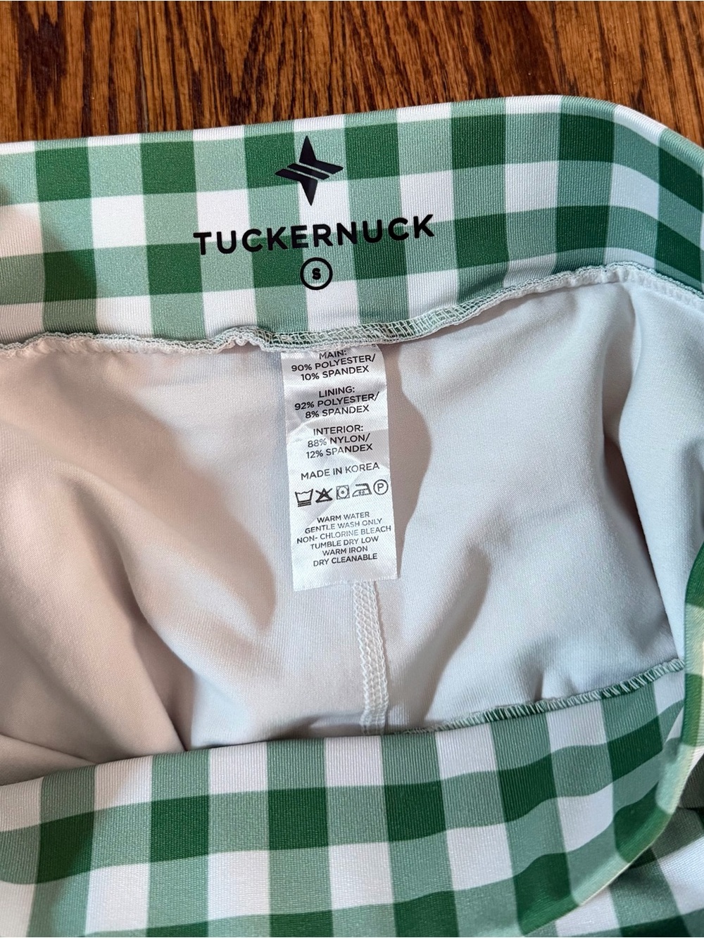 Tuckernuck Green Trellis Skort - Picture 5 of 5